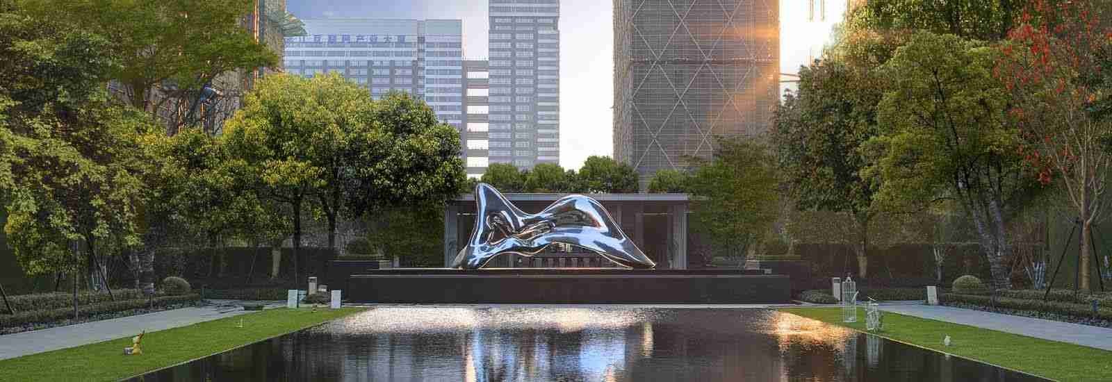 chất lượng Điêu khắc kim loại ngoài trời nhà máy