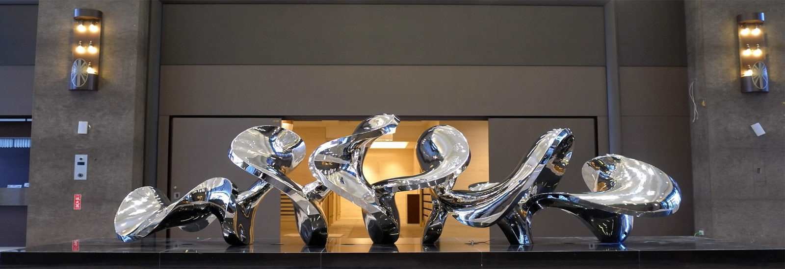 chất lượng Điêu khắc kim loại ngoài trời nhà máy