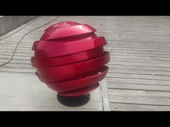 Tác phẩm điêu khắc bằng thép không gỉ hiện đại, tác phẩm điêu khắc trừu tượng bằng thép không gỉ sơn