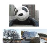 Panda ngoài trời Vườn lớn Nghệ thuật điêu khắc bằng thép không gỉ Baking Varnish